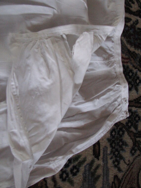 Edwardian Cotton Lace Petticoat - Free shipping US - image 6
