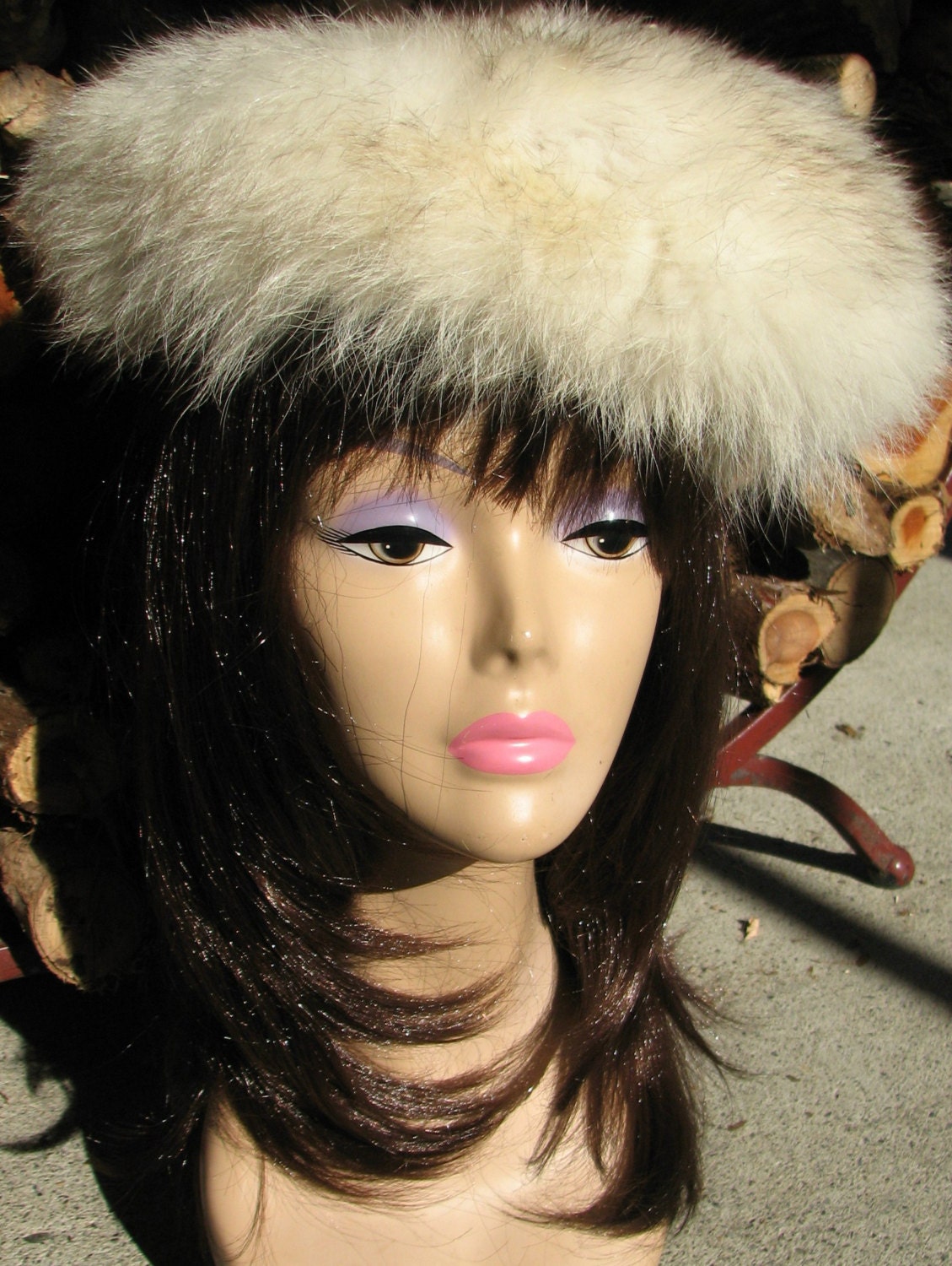 Vintage Fox Fur Hat Real Fox Fur Hat - Etsy