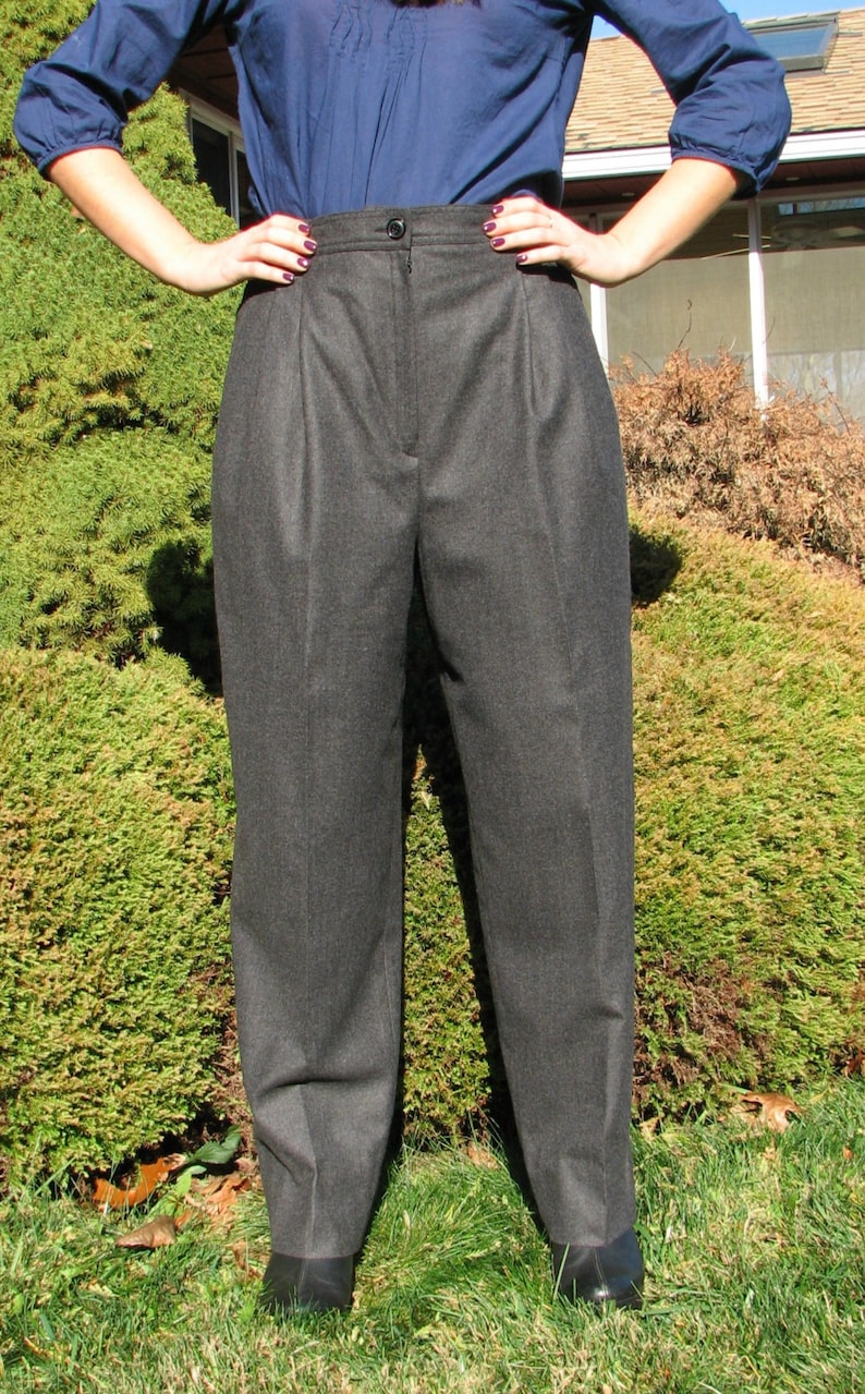 Vintage Gucci Pants Gucci Woool Pants / Slacks Size 44 EUR Etsy