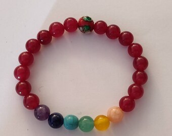 Stretch Stone Glass beaded Bracelets