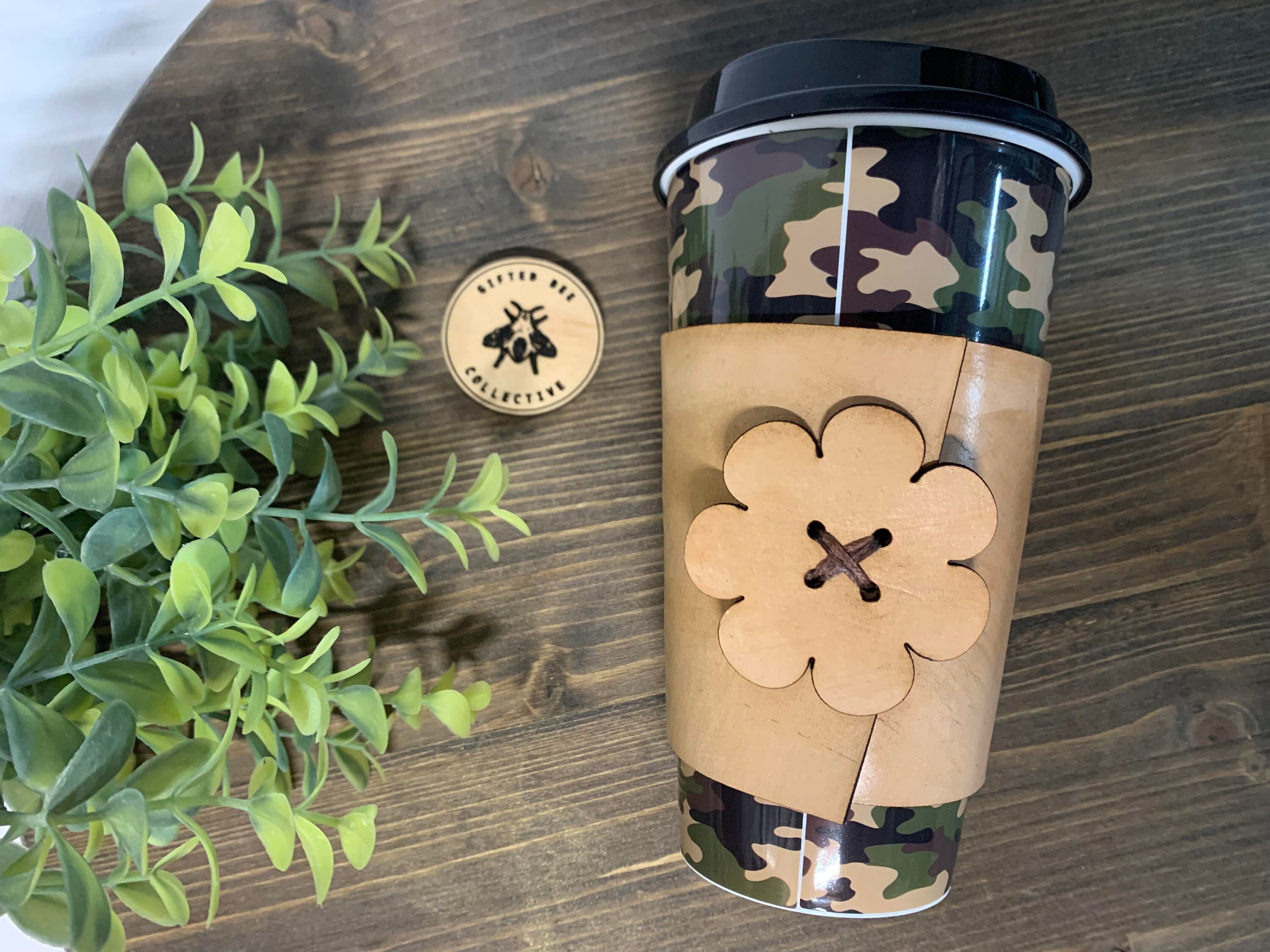 Coffee Sleeve SVG Laser Cut File Etsy Australia