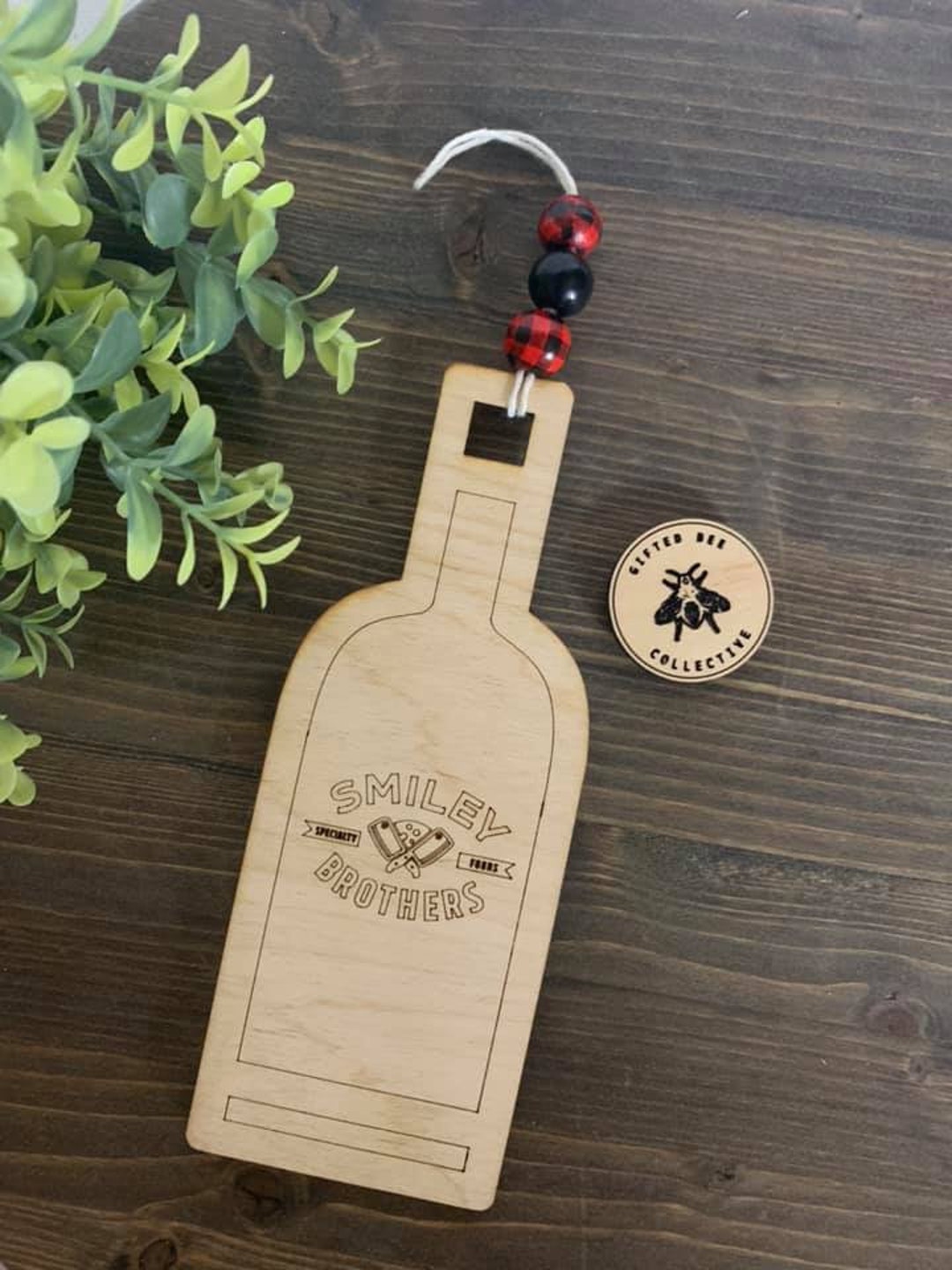 Wine Bottle Gift Card Holder and Ornament SVG Laser Cut File Etsy