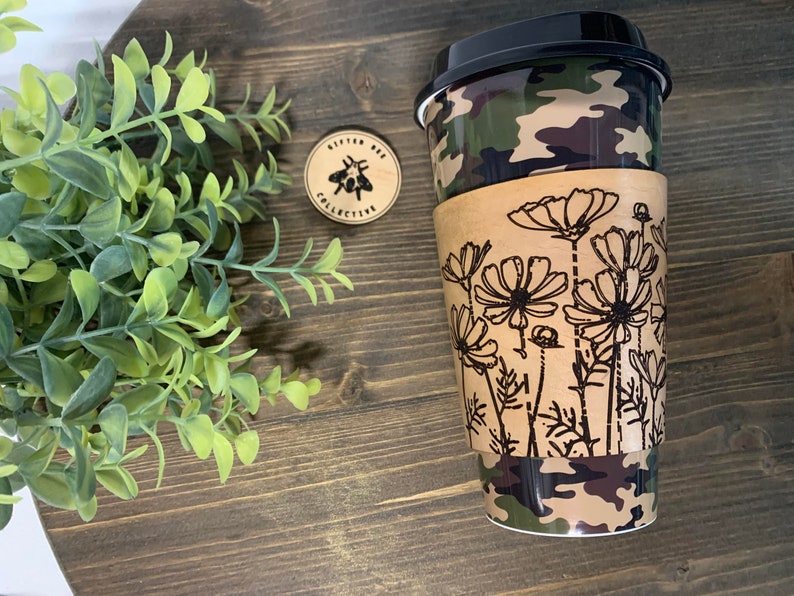 Coffee Sleeve SVG Laser Cut File Etsy