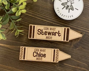 Look What I Made Magnet SVG Laser Cut File