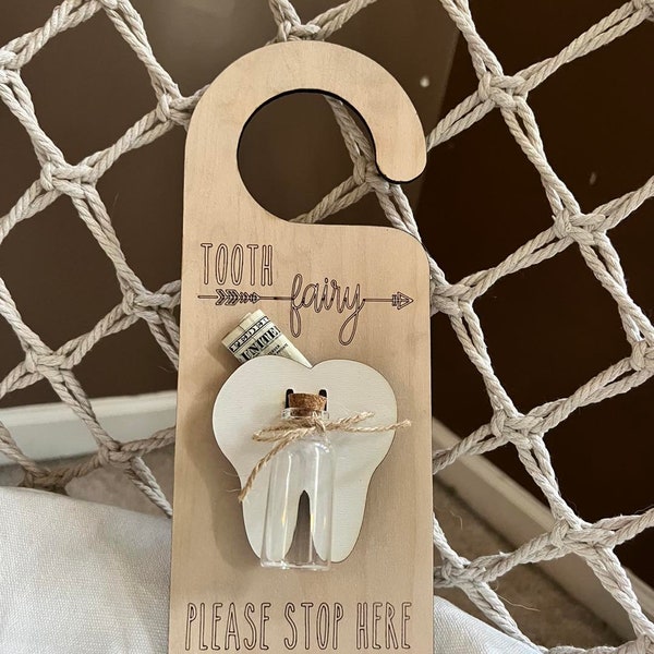 Tooth Fairy Door Hanger SVG File Only