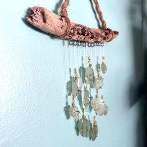 Suncatcher~Sea Glass Mobile - Chime - Authentic Sea Glass