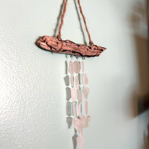 Sea Glass Mobile ~ Chime / Suncatcher. Authentic Seaglass