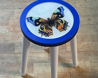 Small glitter sparkle butterfly table