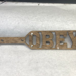 Spanking paddle  any word/ name gift box