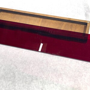 Custom word riveted RED leather paddle spank Pink Purple Blue Black green image 3