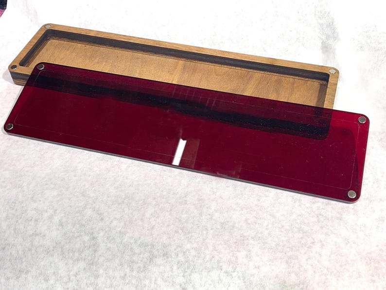 Custom word riveted RED leather paddle spank Pink Purple Blue Black green image 3