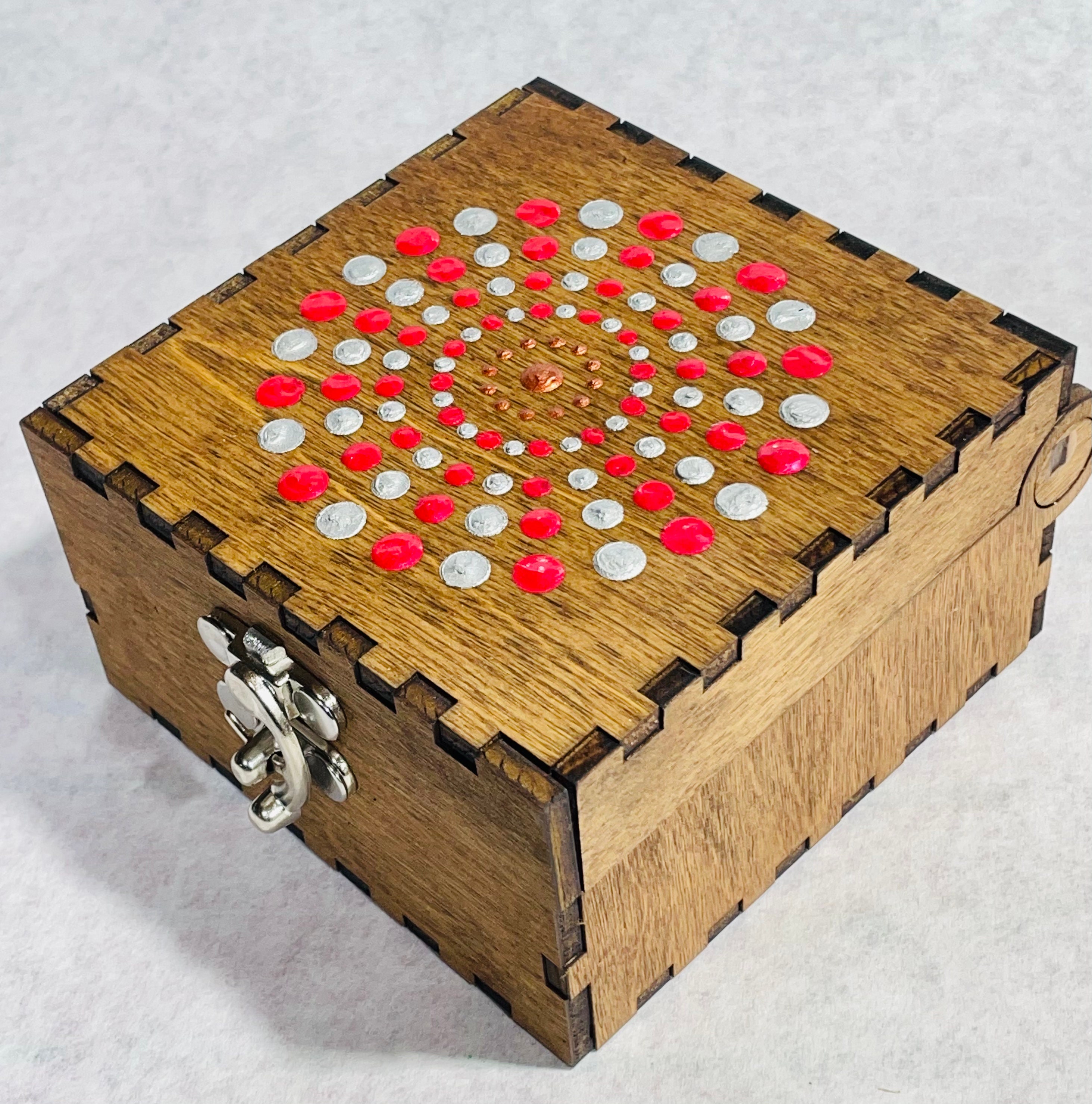 Pequeño almacenamiento de madera de abedul / caja de joyería | Etsy