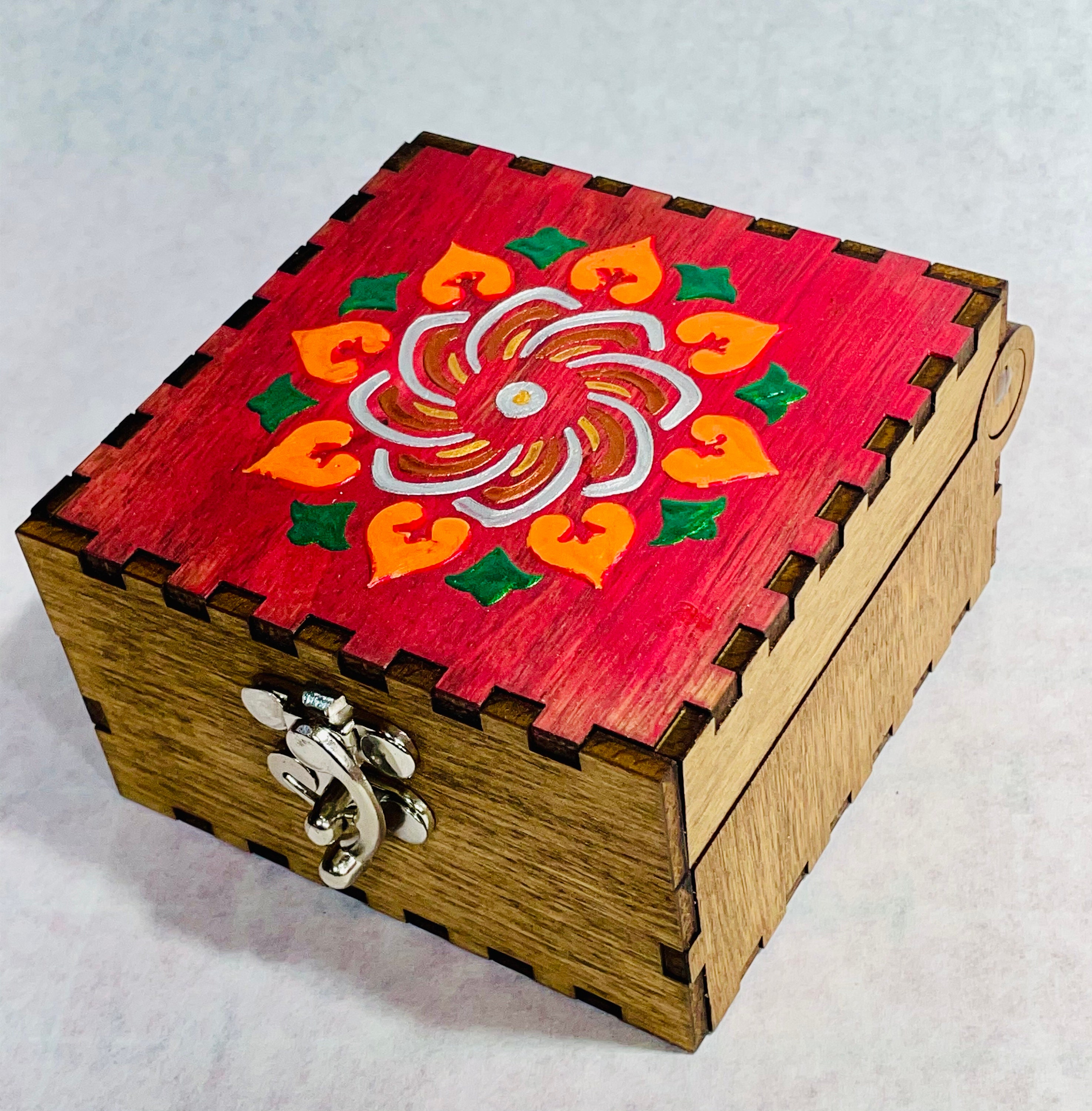 Pequeño almacenamiento de madera de abedul / caja de joyería | Etsy