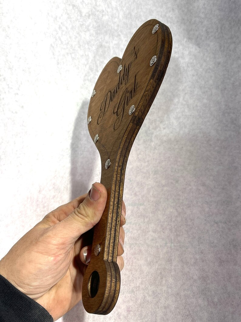 Personalized Laser Engraved Wooden Spanking Paddle – “STOP IT” Design – Novelty Gift