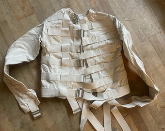 2XL Extra Heavy duty DISCOUNTED canvas straight jacket straitjacket Made and ready to ship