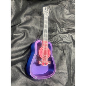 Personalized Acoustic Guitar Piggy Bank