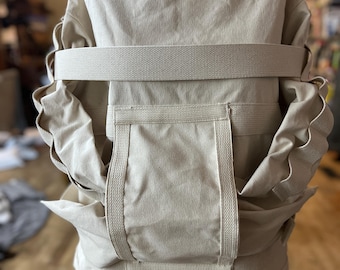Heavy duty canvas straight jacket straitjacket any size!