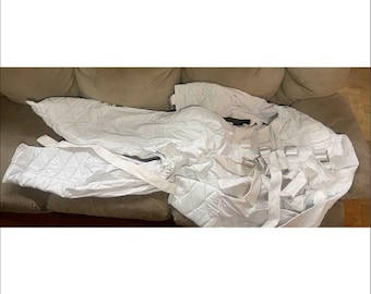 Discounted -XS / small  Ready to ship Full body mummy straight jacket straitjacket Halloween  Full length