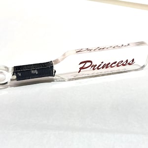 Clear spanking paddle custom gift box custom engraved
