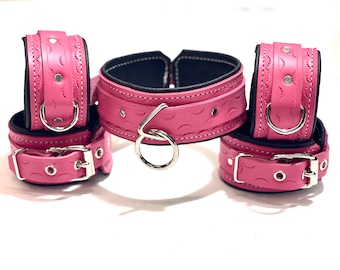 12 Piece Pink restraint set _Ready to Ship- Discounted Pink Set- Only One Available