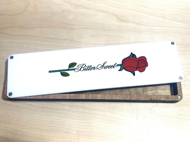 Custom word riveted RED leather paddle spank Pink Purple Blue Black green image 5