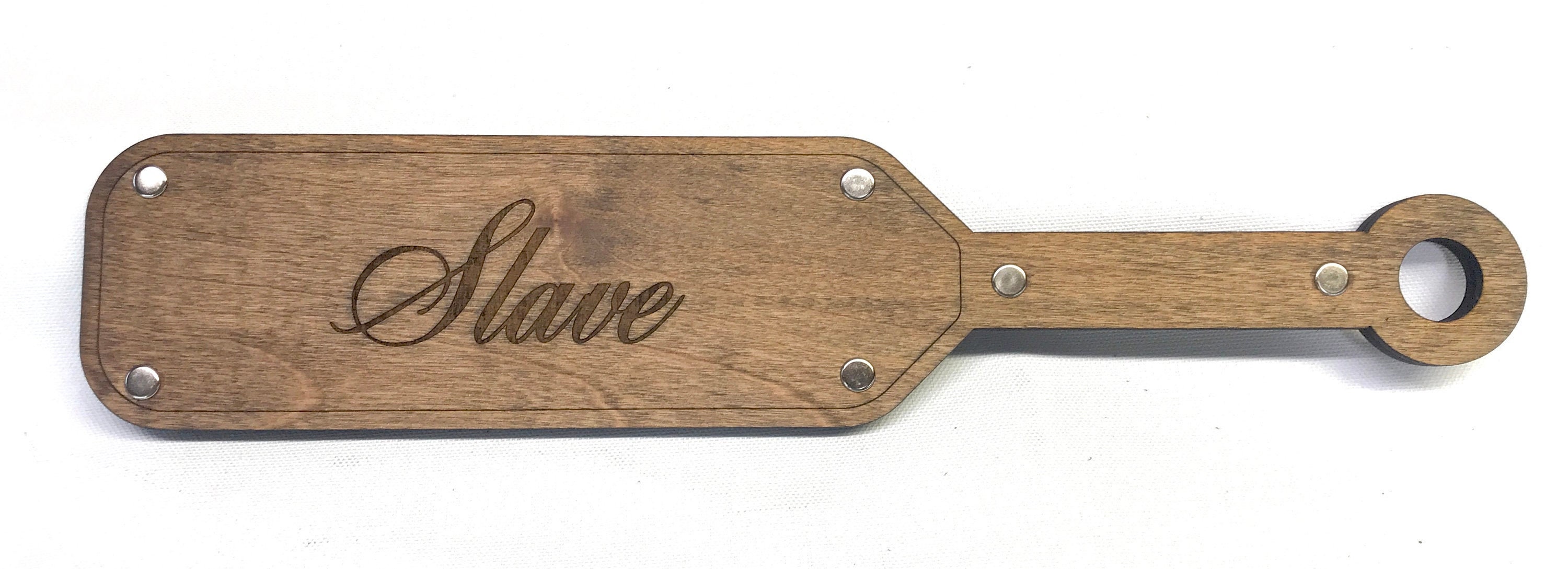Colorful Wood Spanking Paddle Custom Engraved Spank Slave Whip OTK