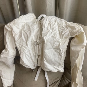 Reduzierte Größe - Leicht fleckig Große Kostüm Zwangsjacke Zwangsjacke Halloween