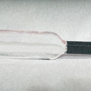 THICK crystal clear acrylic spanking paddle custom engraved