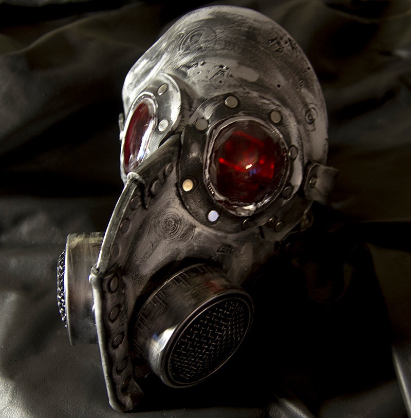 Underholde Fæstning tekst Steampunk Leather Gas Mask Halloween Comicon Robot Horror - Etsy