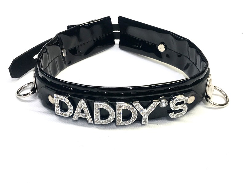 Locking Patent Leather Collar KITTEN Princess Daddy's GIRL Etsy
