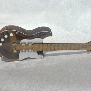 Electric Guitar Piggy Bank Personalized Acoustic money box savings coin pick holder