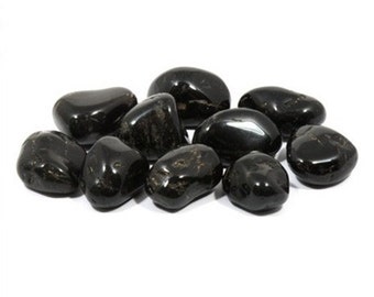 Black Onyx - Tumbled & Rough - Gemstone Crystal