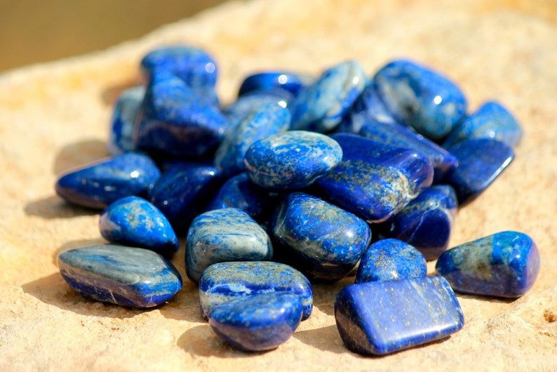 Lapis Lazuli Chip Bracelet Handmade NEW image 2