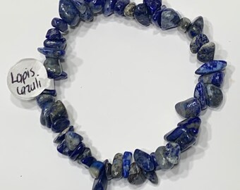 Lapis Lazuli - Chip Bracelet - Handmade NEW