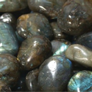 Labradorite Tumbled Gemstone Crystal Flashy Feldspar image 1