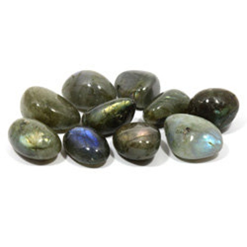 Labradorite Tumbled Gemstone Crystal Flashy Feldspar image 2