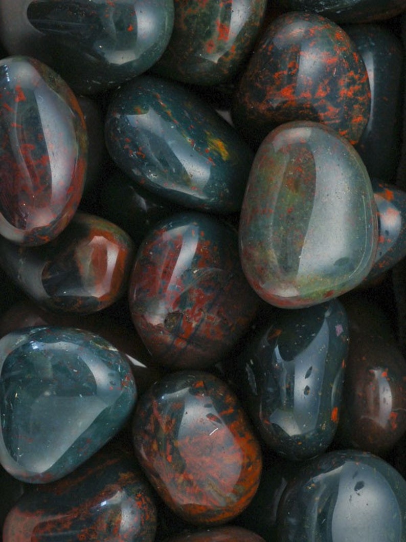 Bloodstone Tumbled Gemstone Crystal image 1