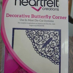 Heartfelt Creations Decorative Butterfly Corner Die - HCD1-730