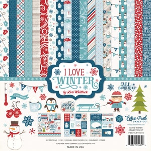 Echo Park I Love Winter Collection Kit