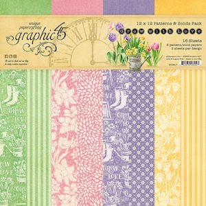 Grow with Love 12×12 Patterns & Solids Pack