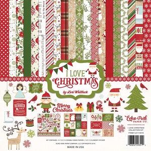 Echo Park I Love Christmas Collection Kit