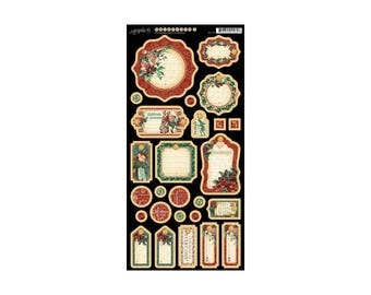 Graphic 45 A Christmas Carol Collection Chipboard 1