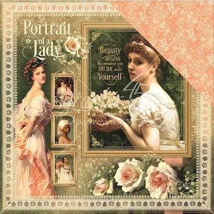 Graphic 45 Portrait of a Lady 12 x 12 Cardstock