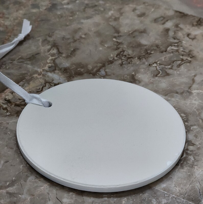 Union Jack Santa 2024 Christmas Ceramic Ornament, Gloss Finish, British