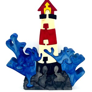 Wooden Lighthouse Puzzle