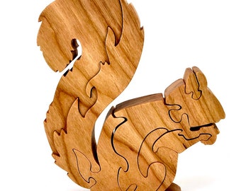 Wooden Squirrel Puzzle