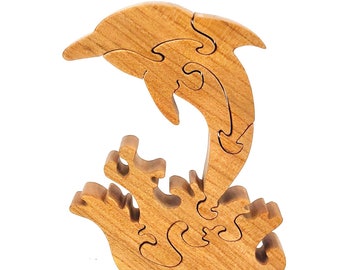 Wooden Dolphin Puzzle