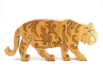 Creatology Tiger 3d Wooden Puzzle Awesome Family Bonding Project for sale online 