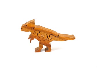 Wooden Microceratops Puzzle