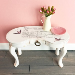 SVG File & PDF Printable Dollhouse Miniature Vintage Dressing Table for Cricut Maker machines Farmhouse Shabby Chic Vintage Paris